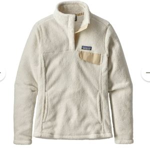 Ec! Patagonia Re-Tool T Snap Pullover White/Raw Linen. Sz XS